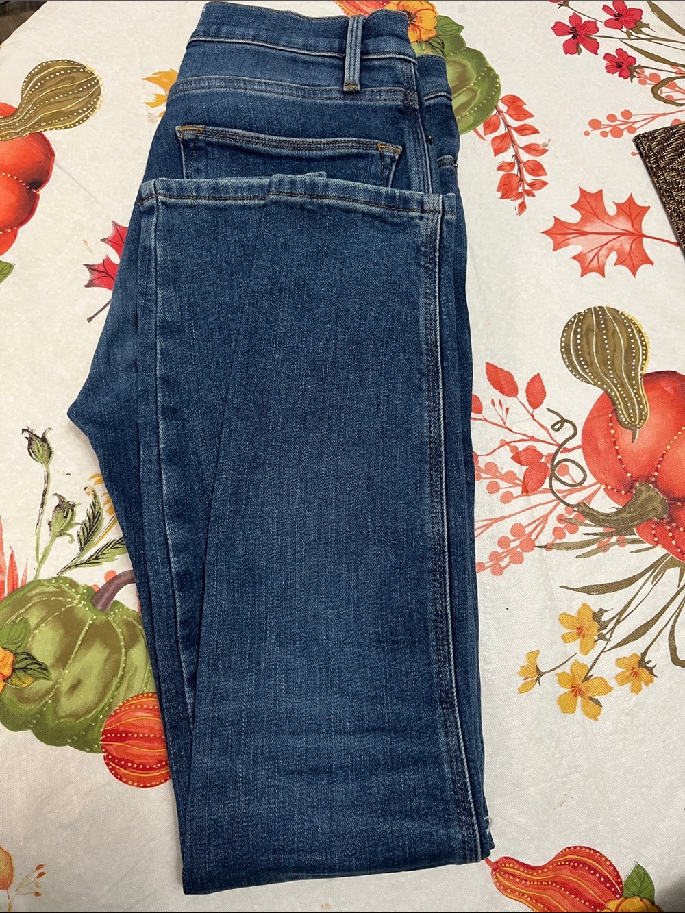 Frame Denim Indigo Skinny Jeans